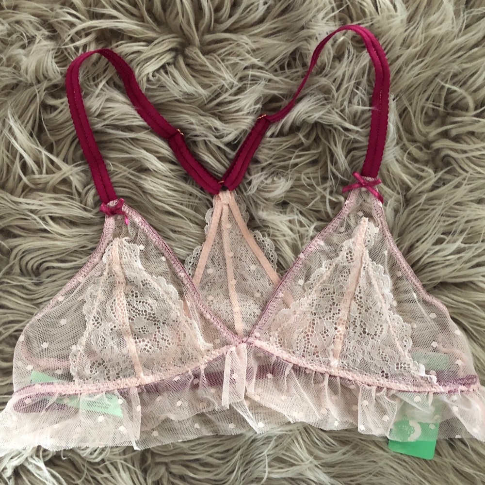 Mesh Ruffle Bralette 🌈 - Picture 4 of 5